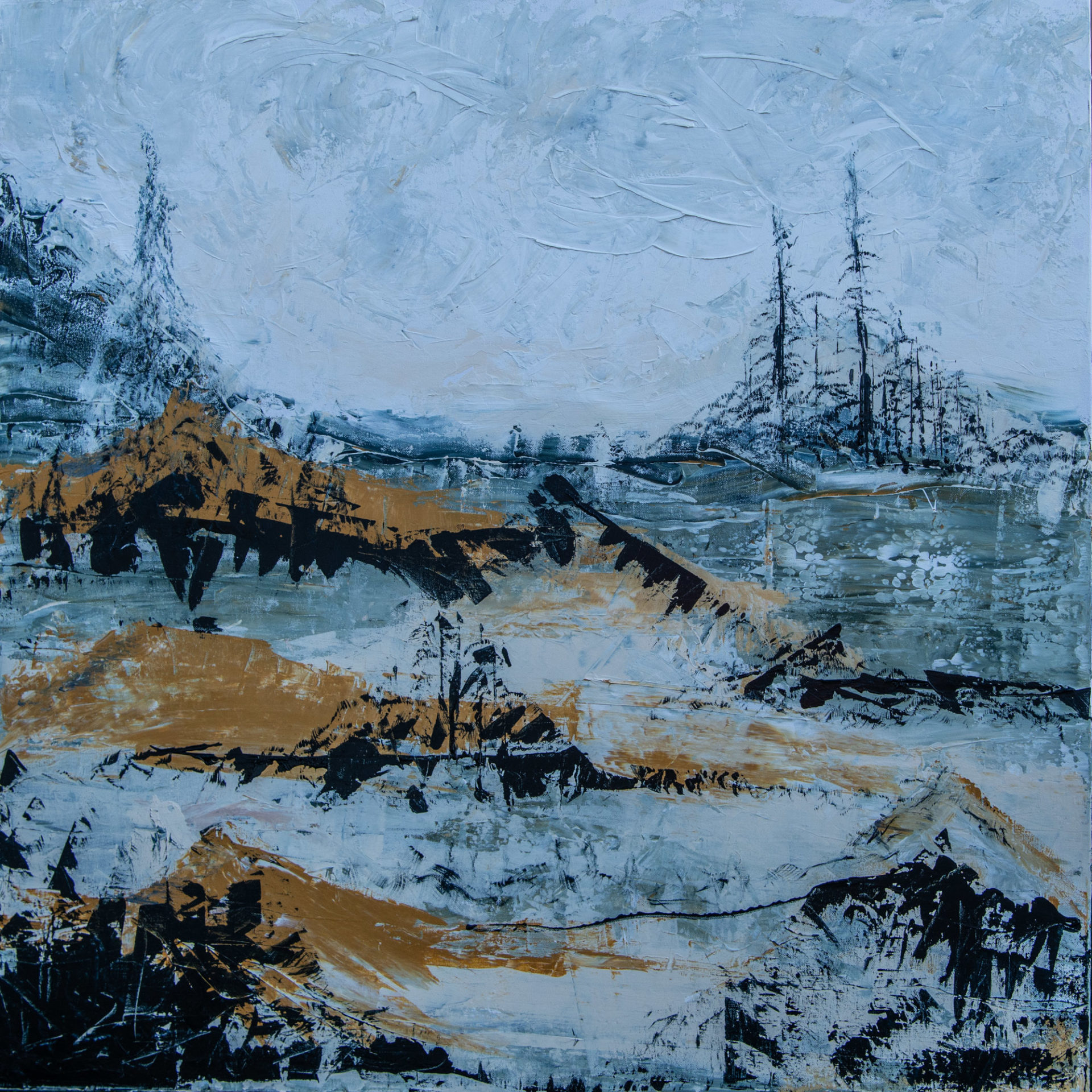 original art for sale in the  UK abstract landscape UK artist