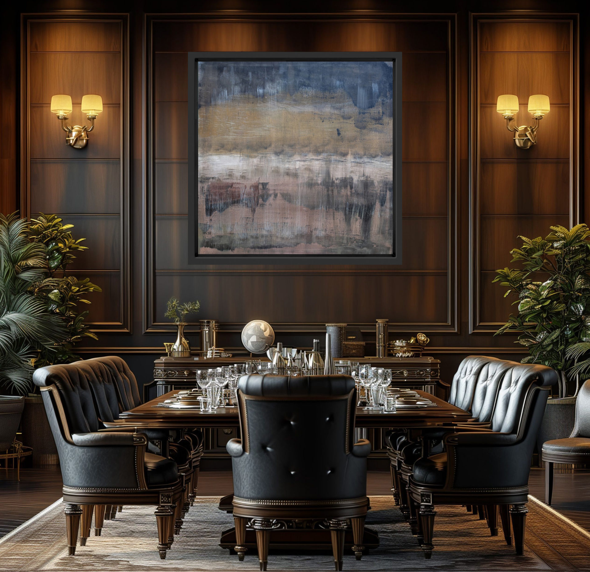 contemporary original painting as featured in Bridget Jones film