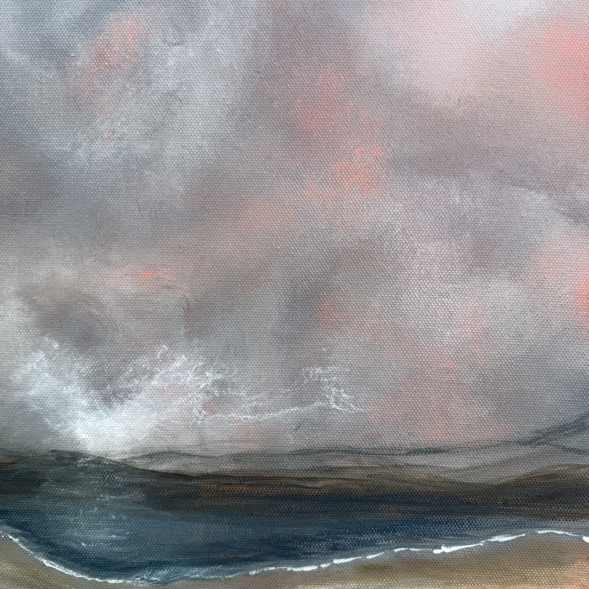 stormy seascape original contemporary painting for sale UK