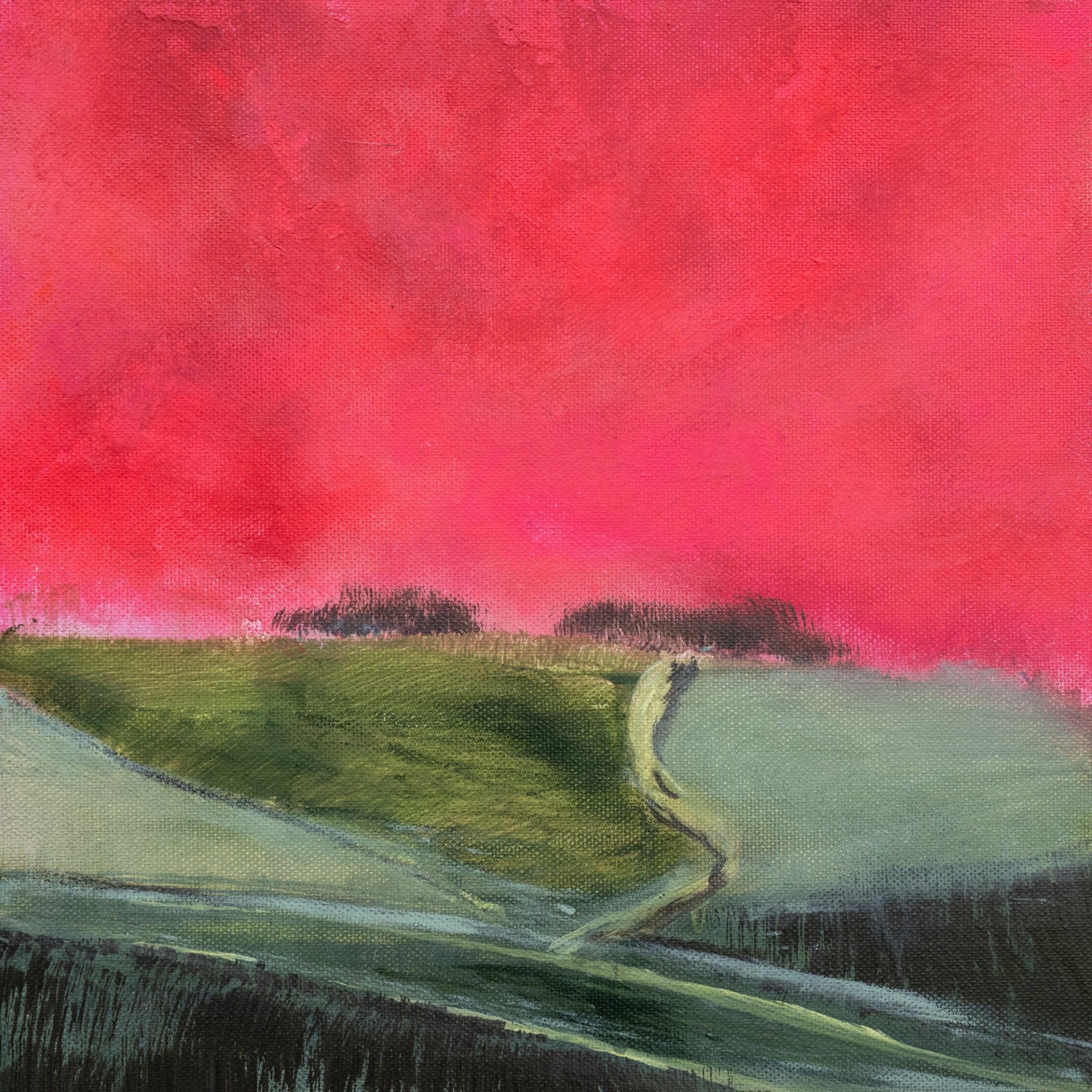 contemporary landscape artist UK modern colourful landscape art UK