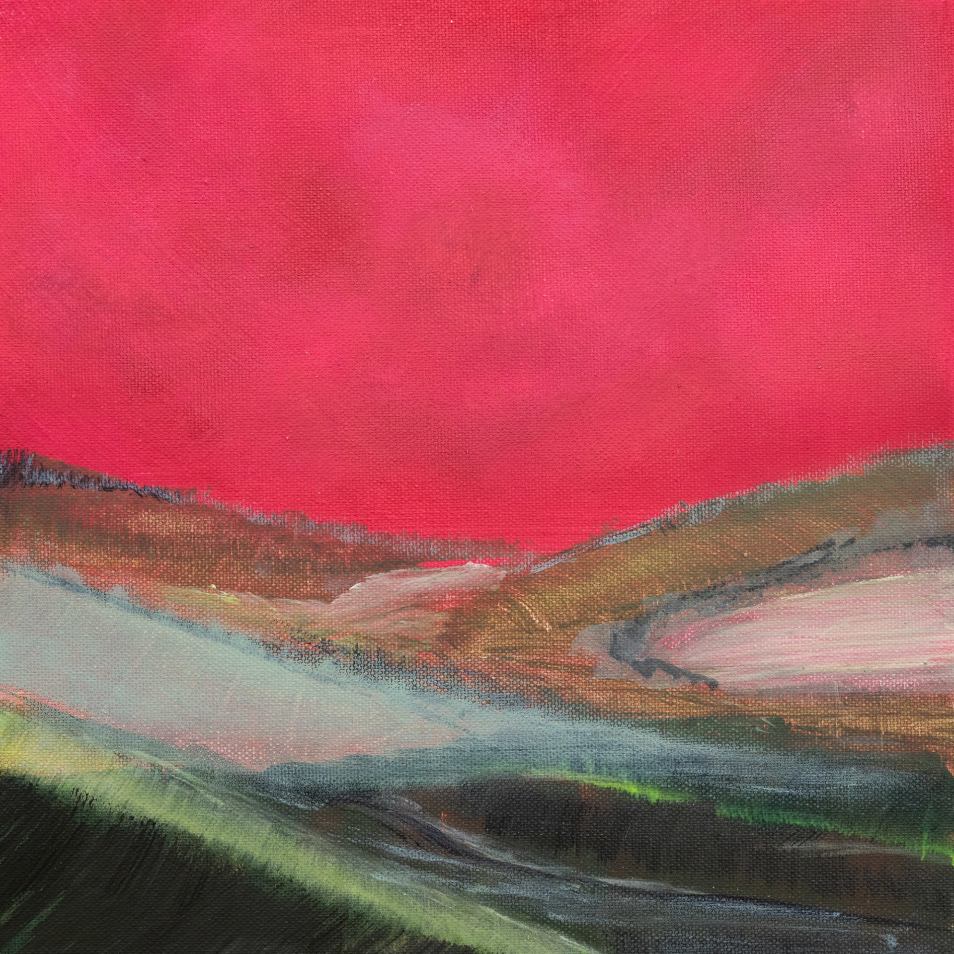 landscape artist UK contemporary artist UK Modern landscape colourful  art UK